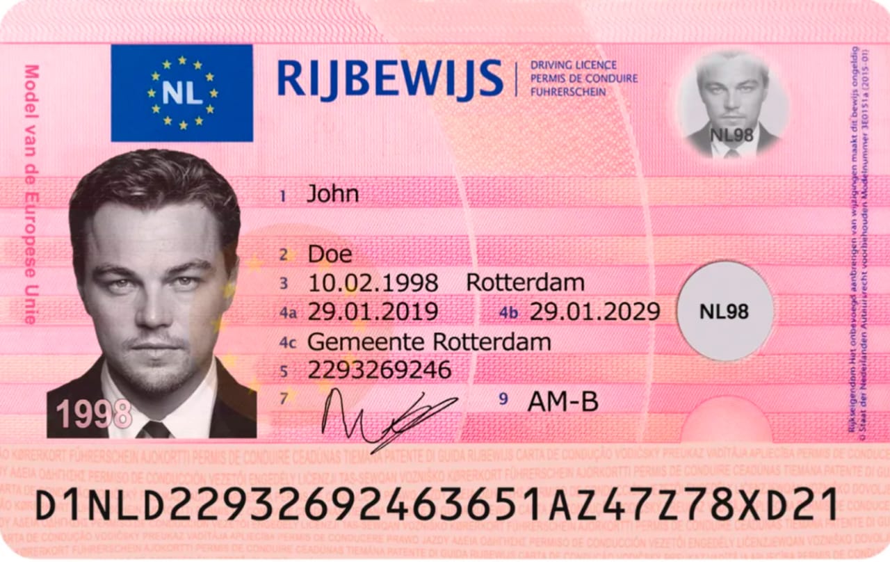 Netherlands Fake ID