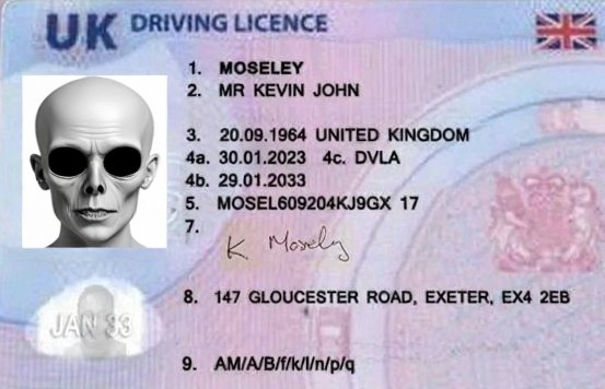 United Kingdom Fake ID